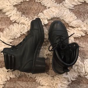Dr. Martens Black Combat Style Boots